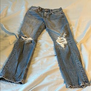 American Eagle Outfitters Blue Jeans Distressed